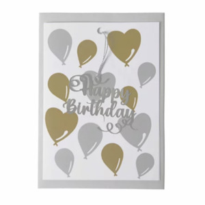 Greeting Card with Ornament, Let's Celebrate