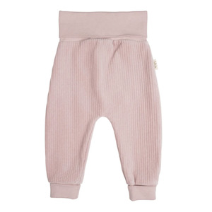Aaro Velvet Baby Pants, Light Rose