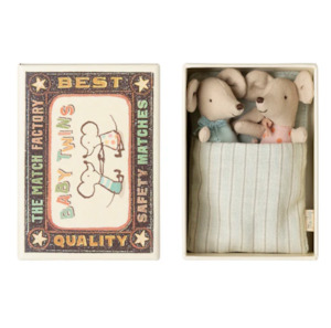 Baby Shower New Baby Gift Guide: Maileg Twins Baby Mice in Matchbox 2025