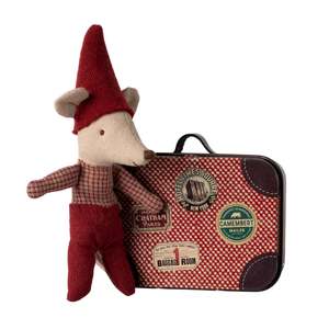 Maileg Christmas Mouse Baby in Suitcase