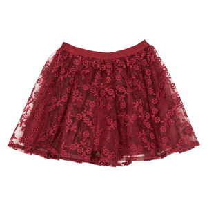 Kids Clohing 92 122cm: Ma-ia Emma Flower Kids' Tulle Skirt, Red