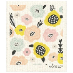 Dishcloths Brushes: 100% Biodegradable Dishcloth, Summer Flowers