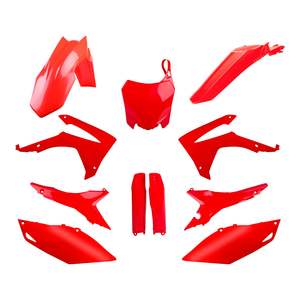 Plastic Protection: Polisport Full Kit Honda CRF250R '14-'17 / CRF450R '13-'16 - Red CR04 ('22)