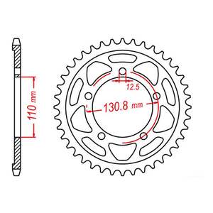 MTX 007 Steel Rear Sprocket #525