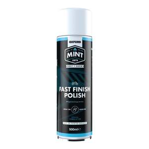 Oil Lubricants: Oxford Mint Fast Finish Polish 500ml