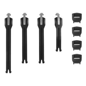Boots 1: Leatt Strap Kit 6.5 - Black 4-Pcs