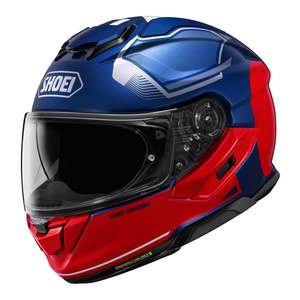 Helmets 1: Shoei GT-Air 3 Helmet Mike - Blue / Red TC2