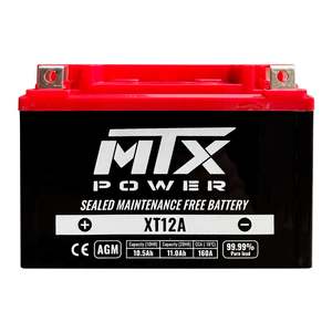 Battery: MTX Power Battery AGM - XT12A