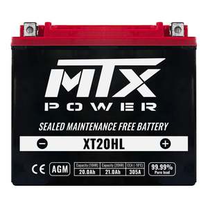 Battery: MTX Power Battery AGM - XT20HL