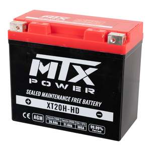 Battery: MTX Power Battery AGM - XT20H-HD