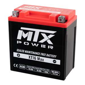 Battery: MTX Power Battery AGM - XT16 Max