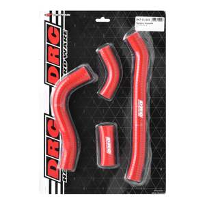 Radiators Cooling: DRC Radiator Hose Kit CRF250R '22- Red