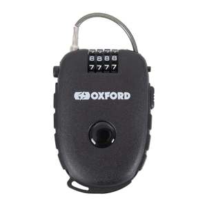 Security: Oxford Retractable Cable Lock 120