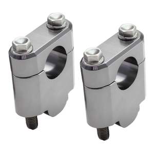 Handlebar Control: Zeta Bar Rise Kit - Height 30mm, 22.2mm Bar - Ti-Colour