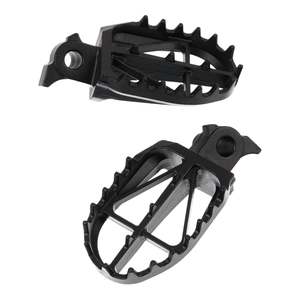 Handlebar Control: Zeta Wide Foot Pegs CrMo U-Wide YZ/WR250F/450F, YZ125/250 '99