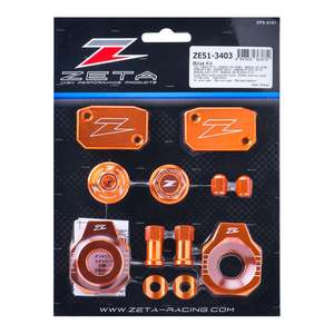 Motorcycle Accessories: Zeta Billet Kit - KTM EXC / EXC-F - Orange