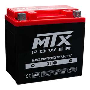 Battery: MTX Power Battery AGM - XT14H
