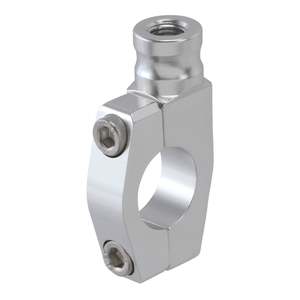 Handlebar Control: DRC 10mm Mirror Holder - Silver