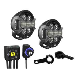Lighting: Denali D7 Pro Premium Lighting Kit with DialDim & Crash Mount - Universal Fit
