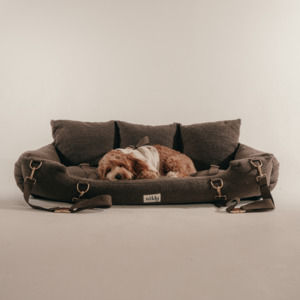 Extra Large Cozy Car Seat | Chocolate