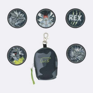 Camo Rex: Mini backpack with buttons, Camo Rex