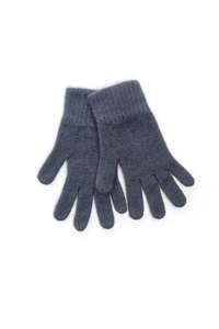 Possum Merino Glove - Blue Fjord
