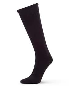Dress Socks: Long Compression Sock - Black