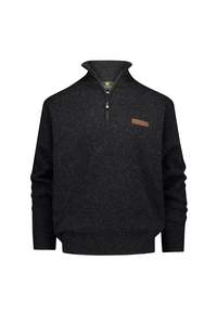 Kiwi Stockman Zip - Charcoal