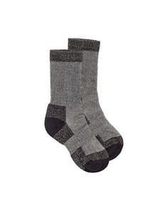 Kids Gumboot Sock - Black