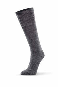 Quiz Footwear Dress: Fine Soft Top Sock - Riverstone