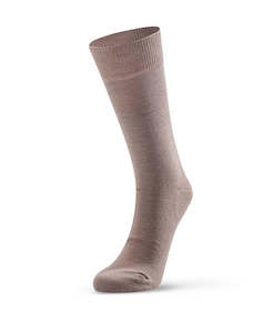 All Dress: Merino Plain Sock (Mens Fit) - Beige