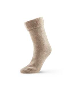 Possum Merino Bed Socks - Natural