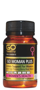 Products: GO WOMAN PLUS 30's