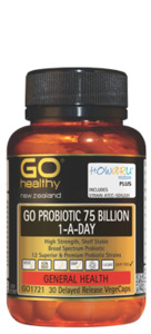 Products: GO PROBIOTIC 75 BILLION 30 Caps