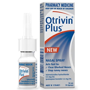 Products: Otrivin PLUS nasal spray