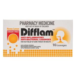 Products: Difflam Lozenges - Honey Lemon 16 Lozenges