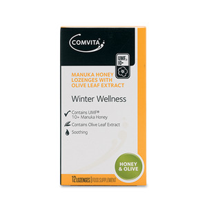 Products: Comvita Manuka Olive Leaf Extract Lozenges 12S