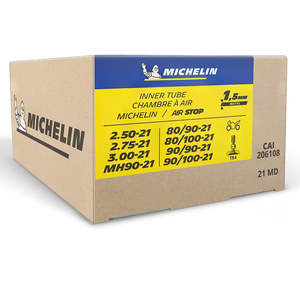 90/90-21 (MH90- 80/90- 2.50- 2.75- 3.00) Tube TR4 Valve Michelin (MT2190TR4)