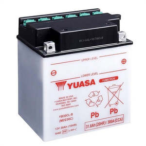 Bombardier Seadoo Pwc Gti 130 2014: YB30CL-B DG Battery with 1.7ltr acid pack Yuasa (YB30CLBPK)