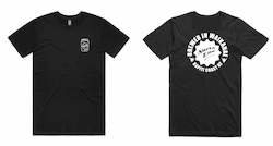 Can Badge' Printed Tee - Black