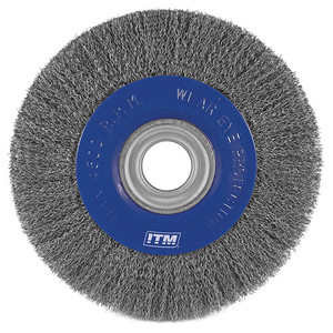 Products: ITM Crimp Wire Wheel Brush Steel 150 x 25mm N.E.W Supplies