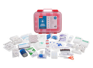 Products: First Aid Kit 1 - 25 person 116 pieces N.E.W Supplies
