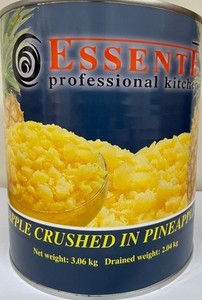 PINEAPPLE CRUSHED (3) ESSENTE A10 TIN - Northern Foods
