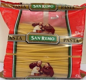 Products: PASTA FETTUCCINI SAN REMO (2CTN)5KG BAG - Northern Foods