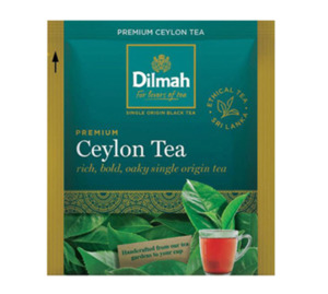 Products: Dilmah Premium Ceylon Black Enveloped Tea Bags, 500/CTN
