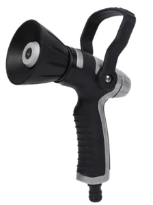 FIREFIGHTER STYLE GARDEN HOSE NOZZLE FOR GARDEN HOSE