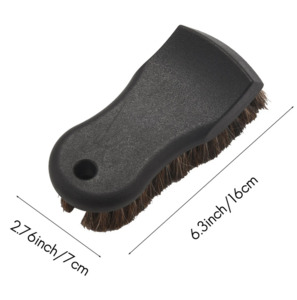 Interior: HORSE HAIR LEATHER CLEANING BRUSH