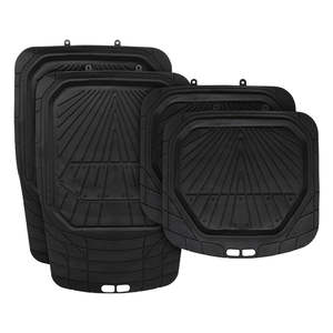 UNIVERSAL HEAVY DUTY CAR MATS - 4PC