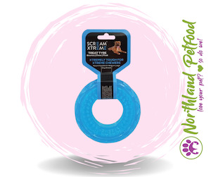 Puppy Accessories: Scream Xtreme Treat Tyre - Various Sizes & Colours!