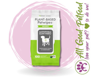 Cat Accessories: Petkin Plant Based Wipes 100pk